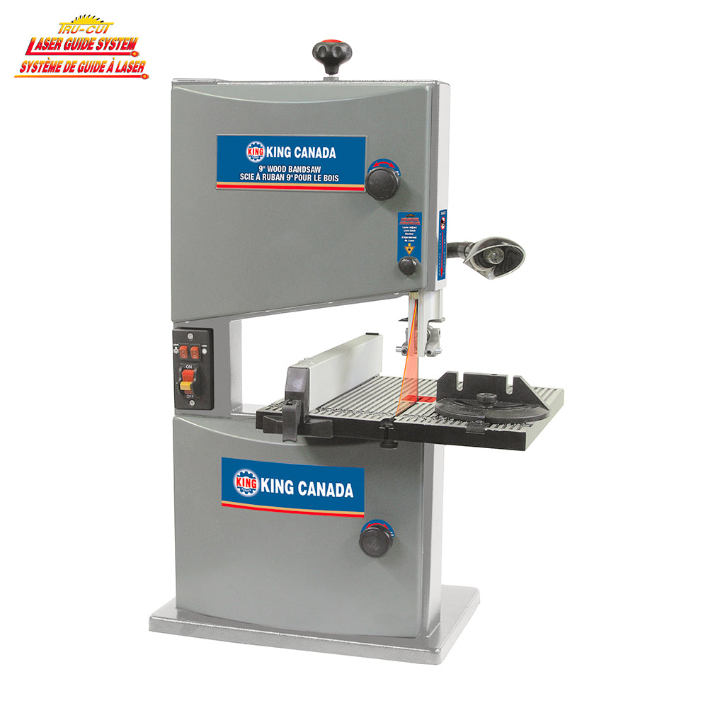 9’’ Wood bandsaw with laser #kc-902c - King