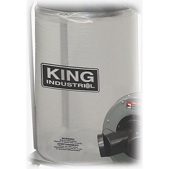 See through plastic bottom dust bag kit #kdcb-5 - King