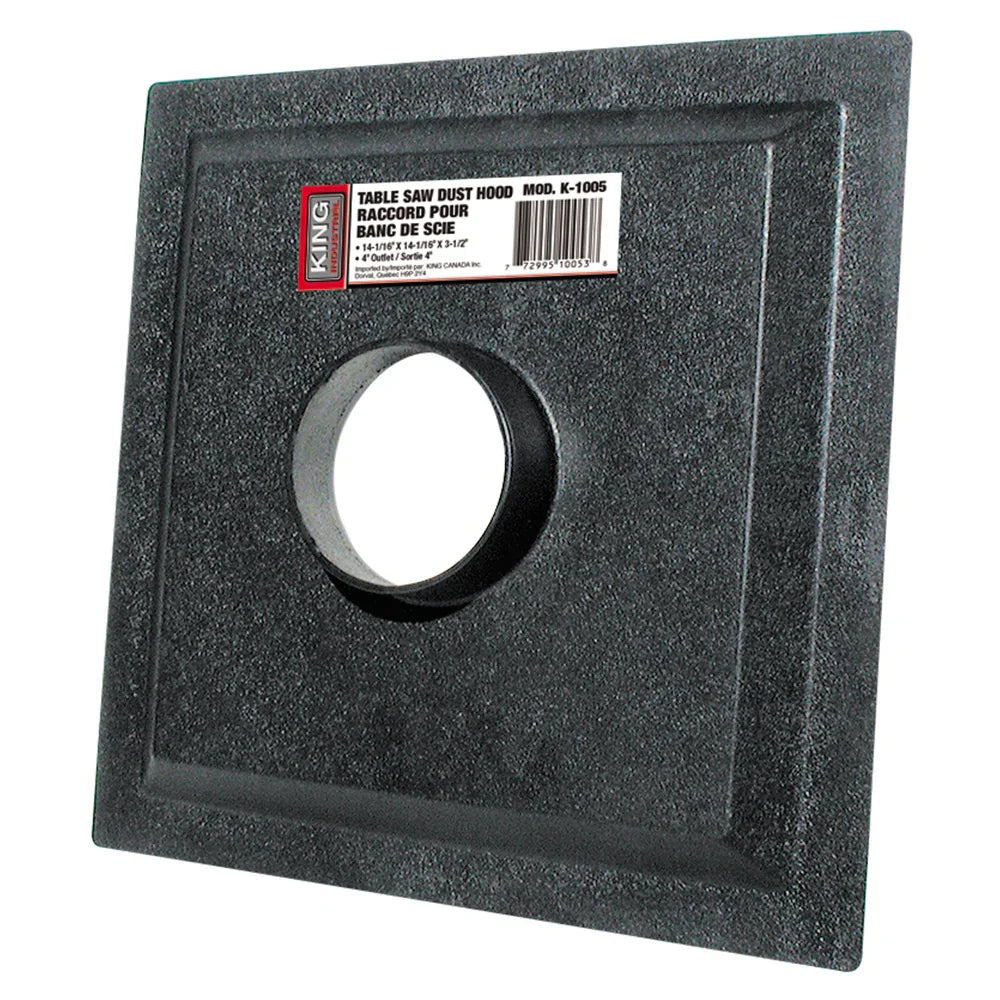 4’’ table saw hood k-1005 - King