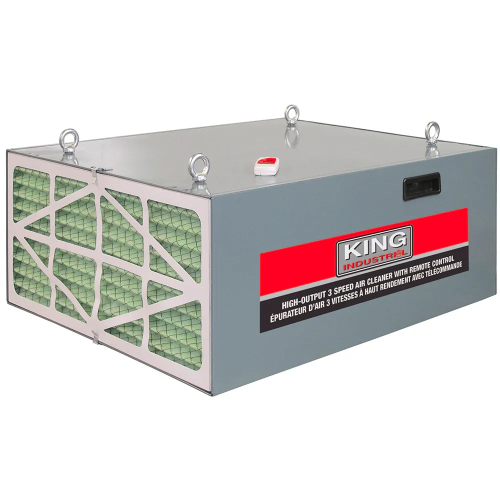 High-output 3 speed air cleaner with remote control #kac-1200 - King