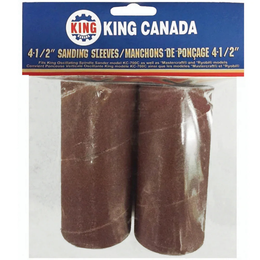 2 pc wood sanding sleeve 4 ½’’x 2’’ - King