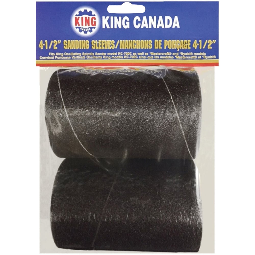 2 pc wood sanding sleeve 4 ½’’x 3’’ - King