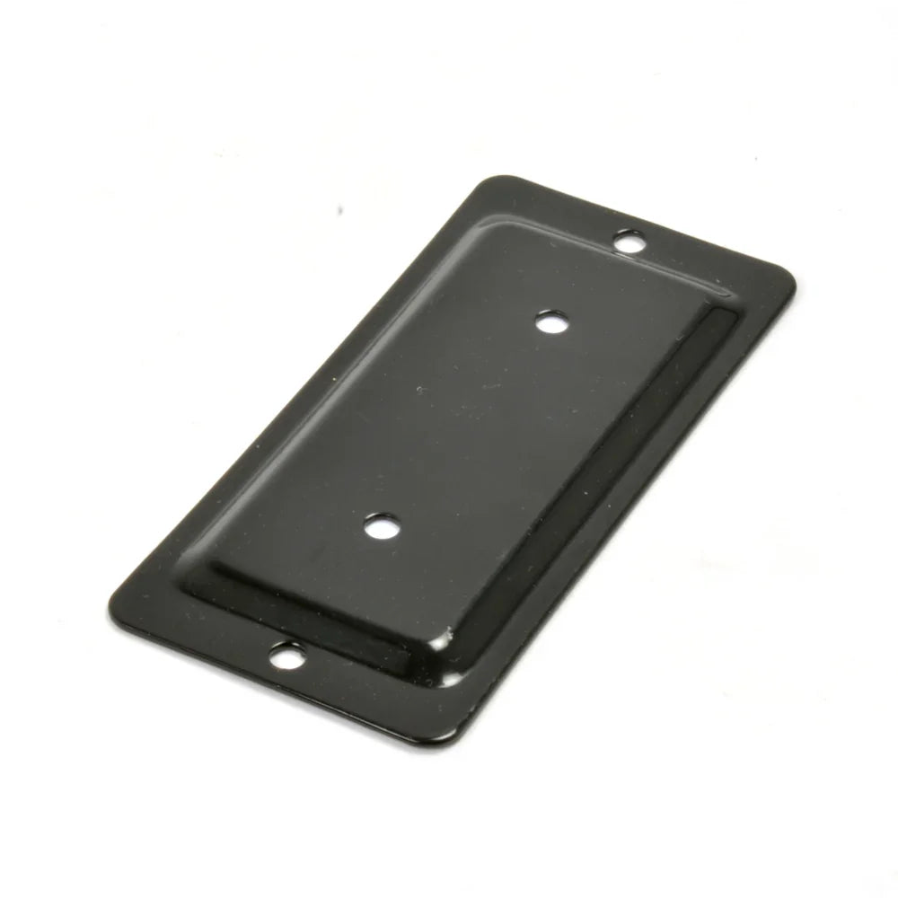 Fixplak seat plate 2'' X 6'' Black