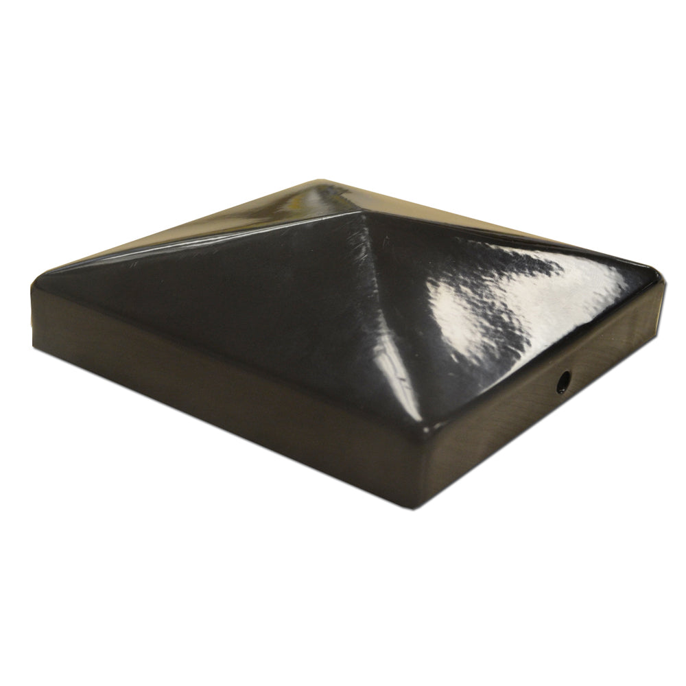 Capuchon de métal noir pour poteau 6" x 6" Pylex