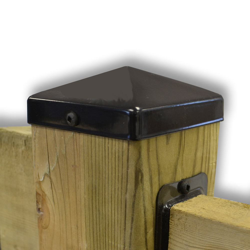 Pylex 4" x 4" steel post cap