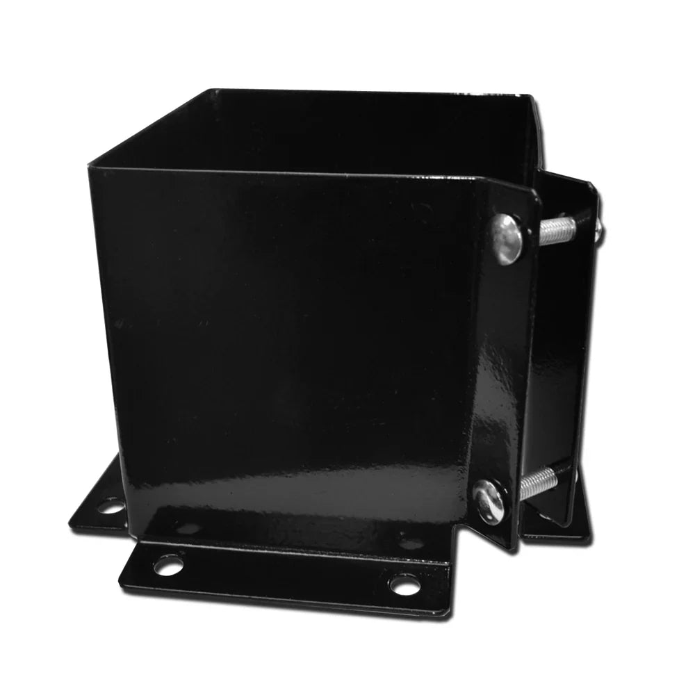 Black Steel Post Fix base