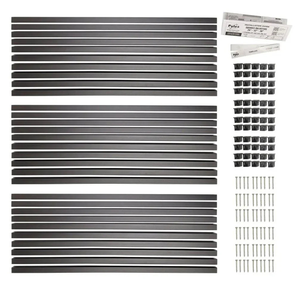 Barrotins carrés noirs 30/bte - Pylex