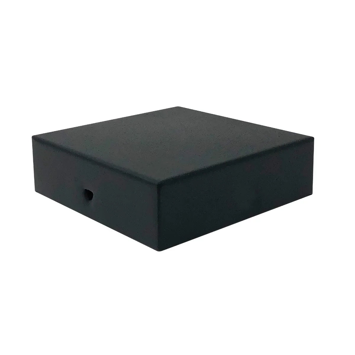 Capuchon de poteau Eazy cap noir profil bas 4’’ x 4’’ - Nuvo iron