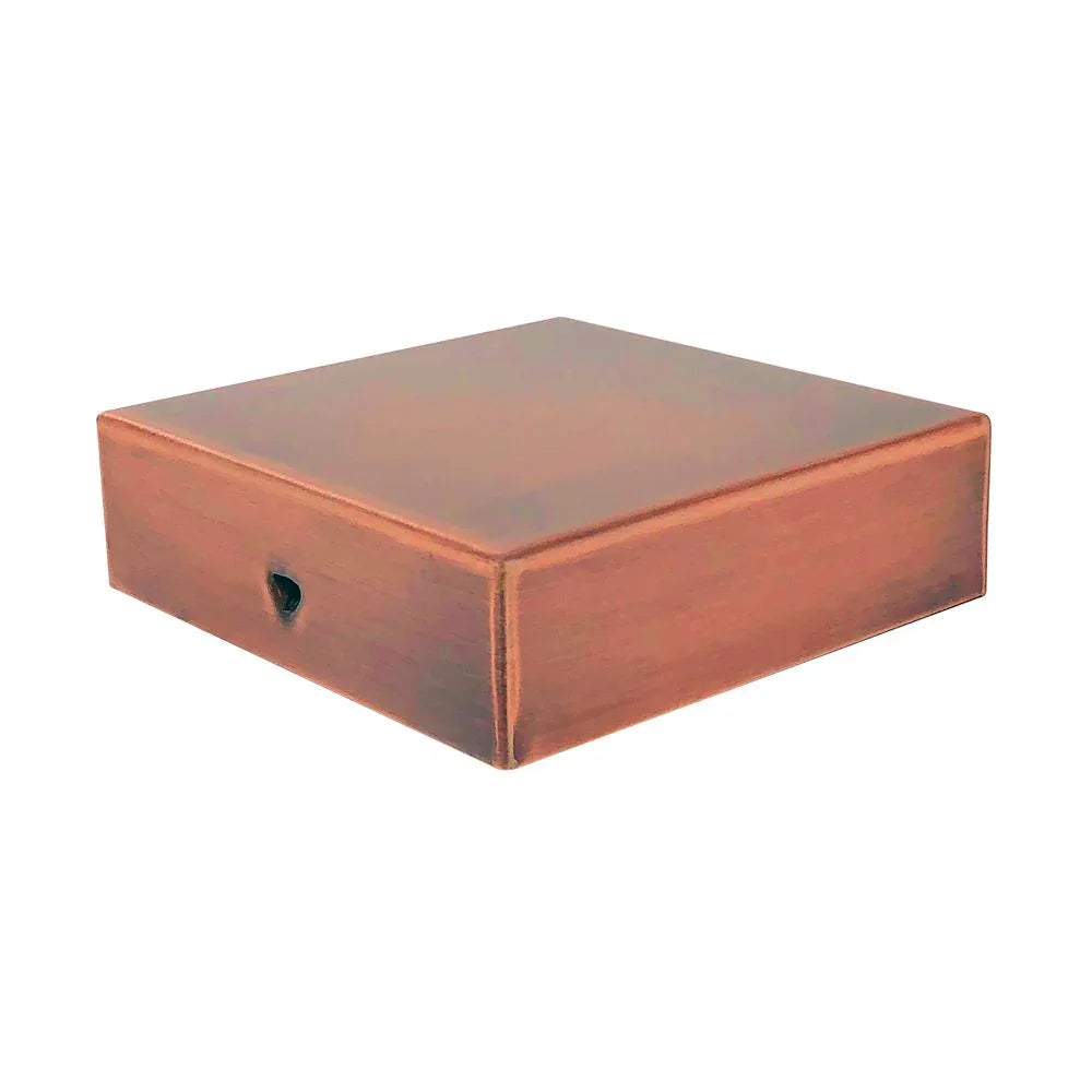 Copper 4’’x4’’ Eazy-cap low profile post cap - Nuvo iron