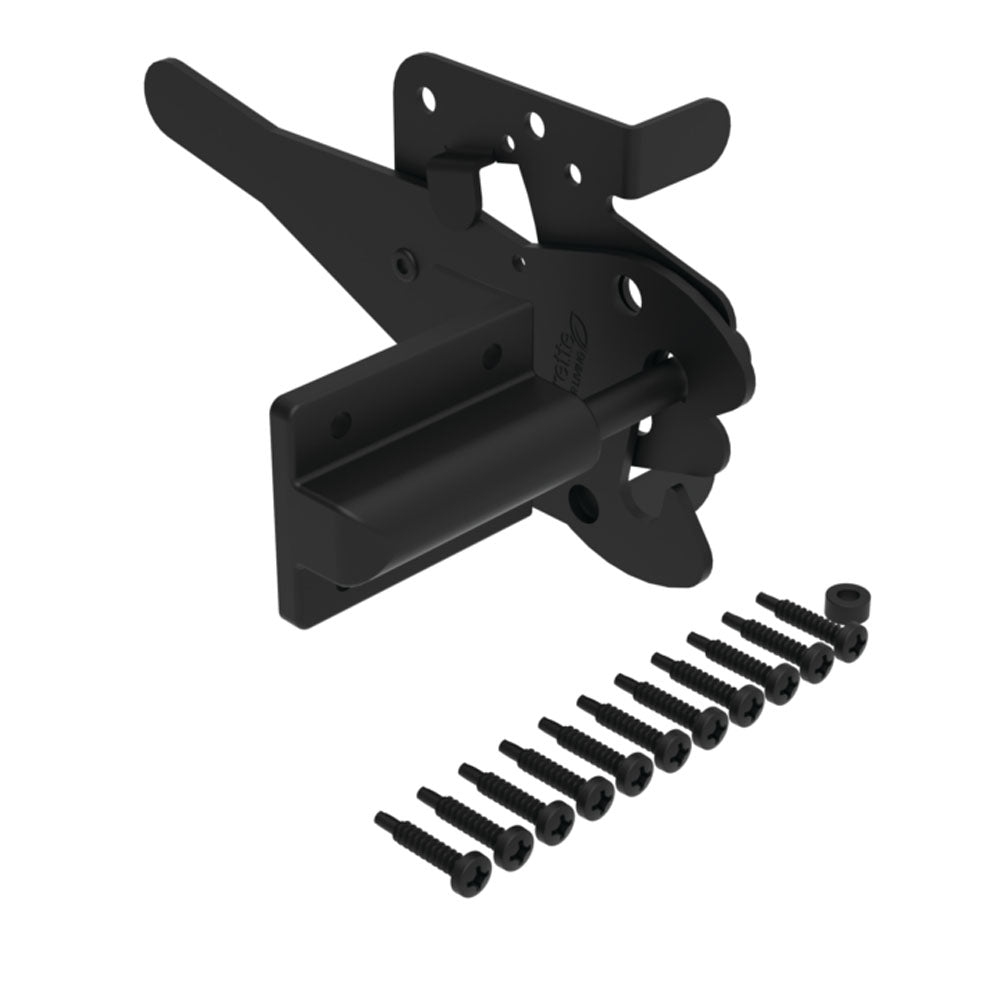 Heavy duty gate latch black