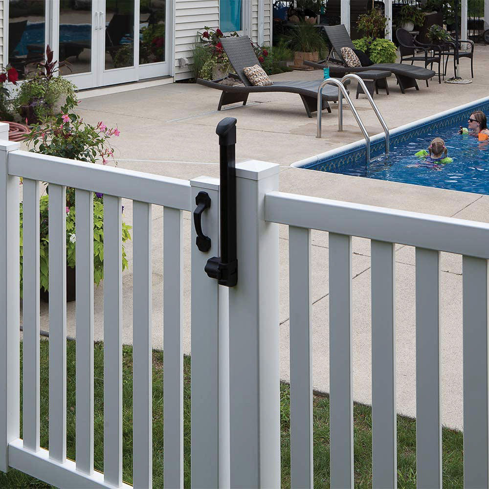 Black Gardog Locking Pool Safety Magnetic Latch