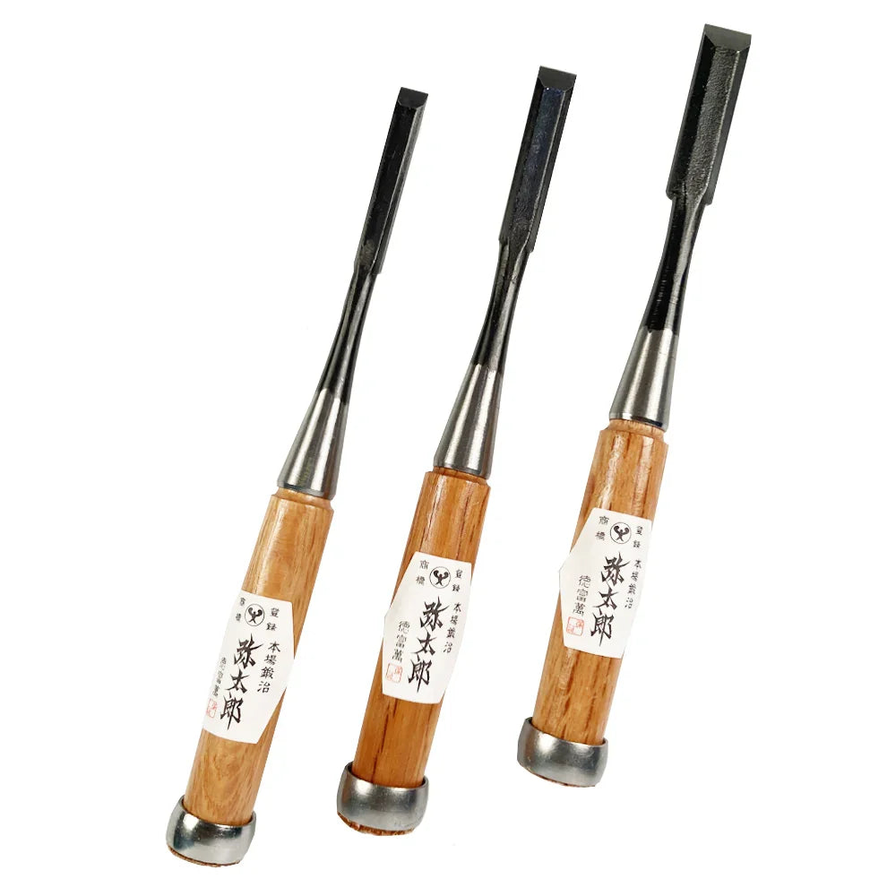 Ensemble de 3 ciseaux à bois japonais - Mantaro