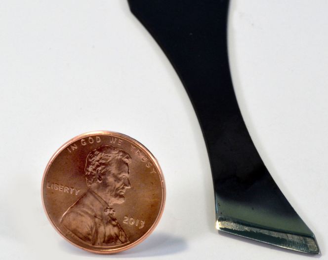 9/16" #2 double bevel skew carving gouge - Flexcut