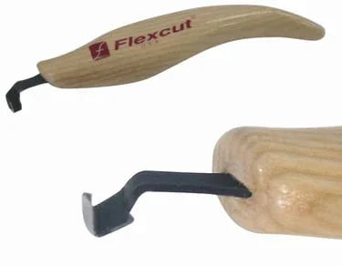 GOUGE SCULP. A EVIDER «SCORPS» MAIN DROITE FLEXCUT