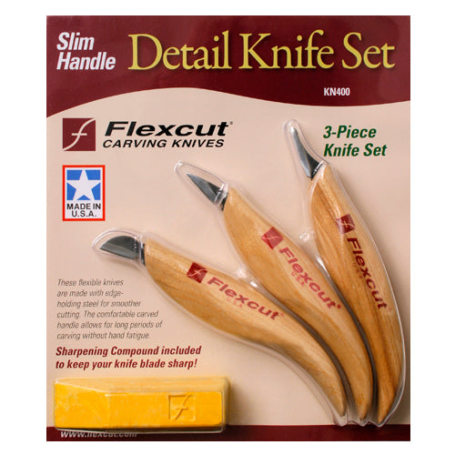Ensemble de 3 couteaux de sculpture KN400 - Flexcut