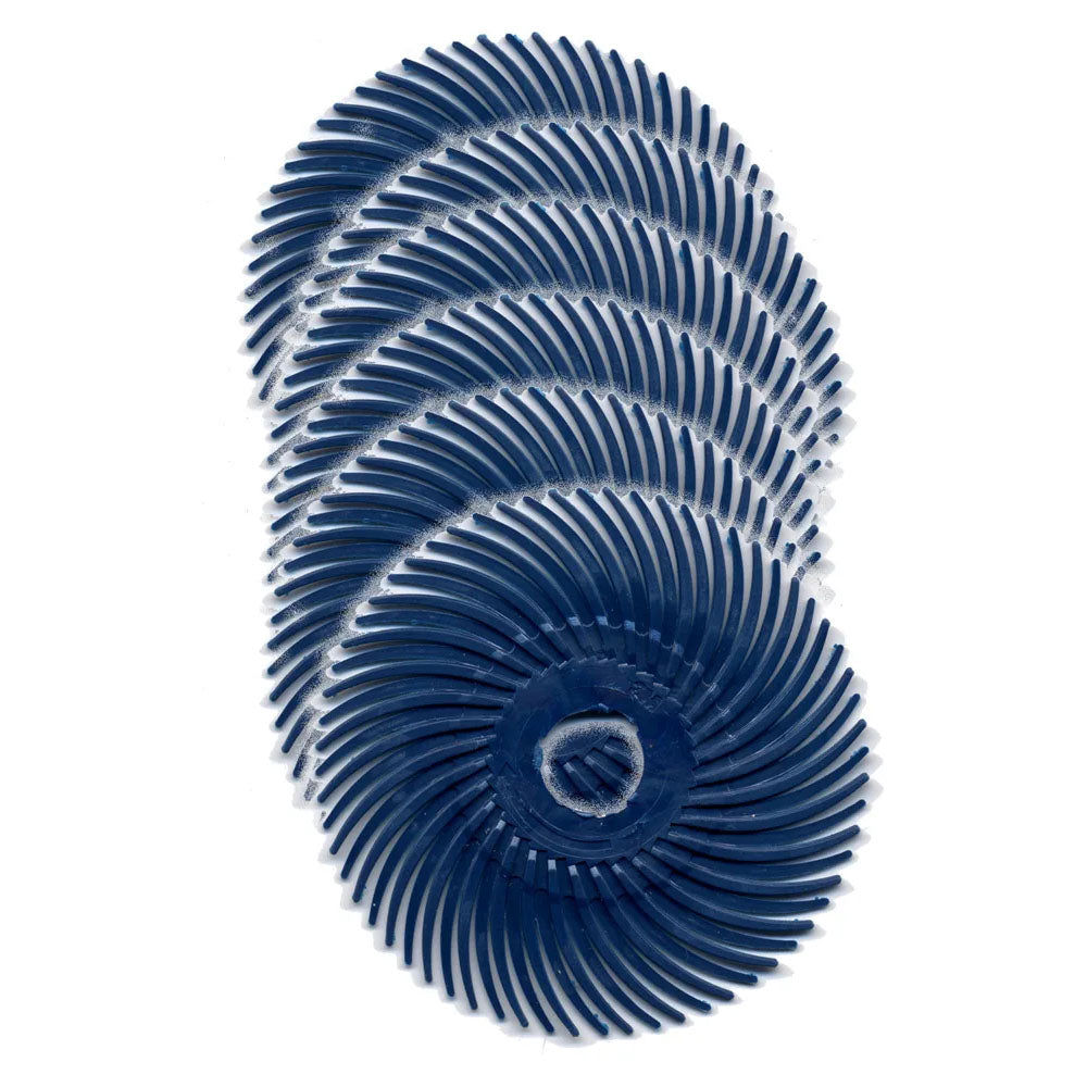 Radial Bristle Disk White 2" (6/pk) - Foredom 3M