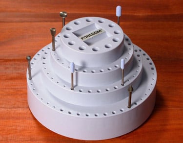 Porte-mèches rotatif de luxe