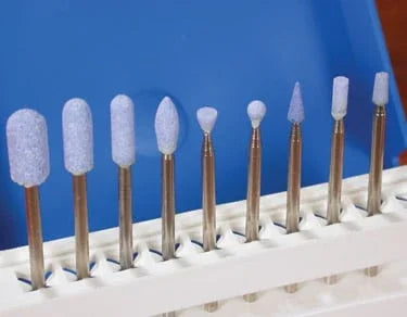 Ensemble de mèches en oxyde de céramique et d'aluminium ceramcut blue - Foredom