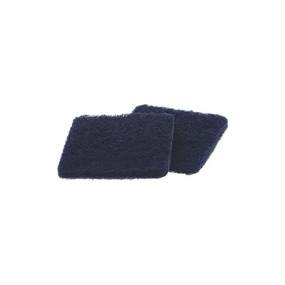 Tampons abrasifs noirs pour ébénisterie, outils de ponçage bois, deux pièces rectangulaires