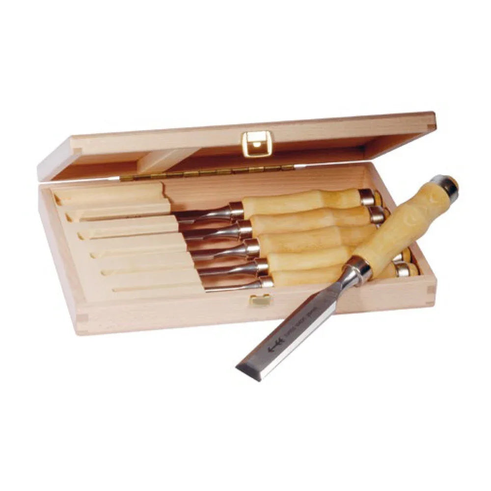 Ensemble de 6 ciseaux à bois Z1 - Pfeil. Fabriqué en Suisse