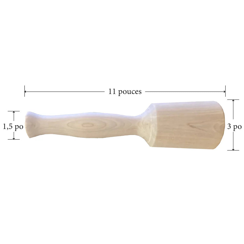 Craftmen’s birch sculpting mallet