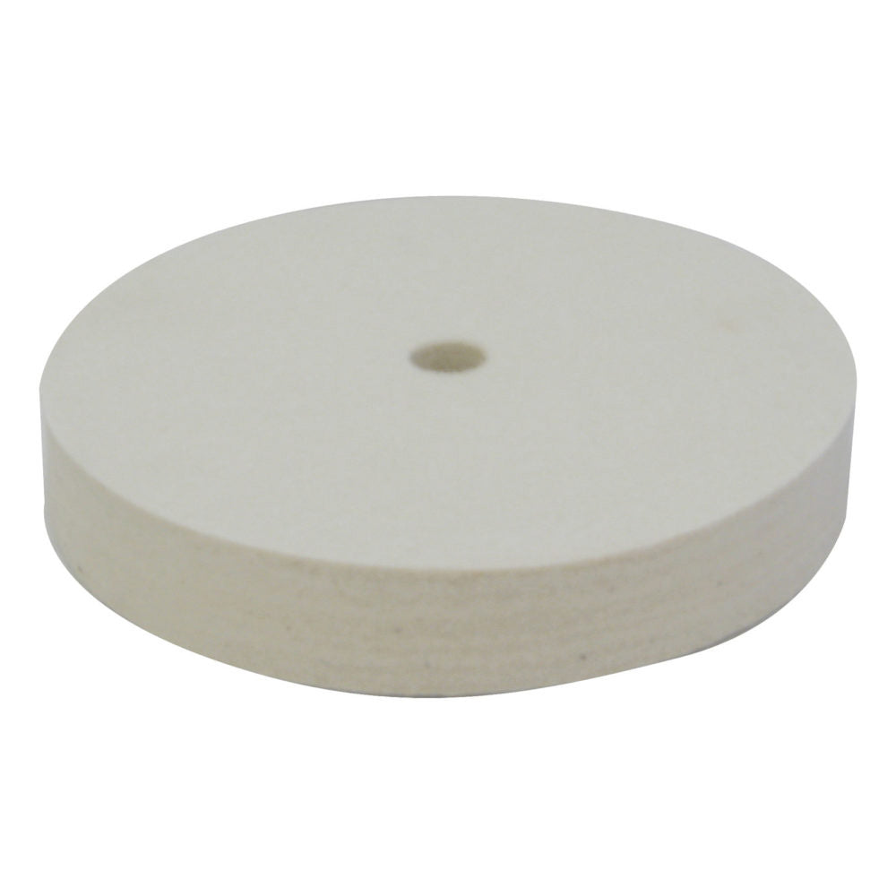 Felt polishing wheel