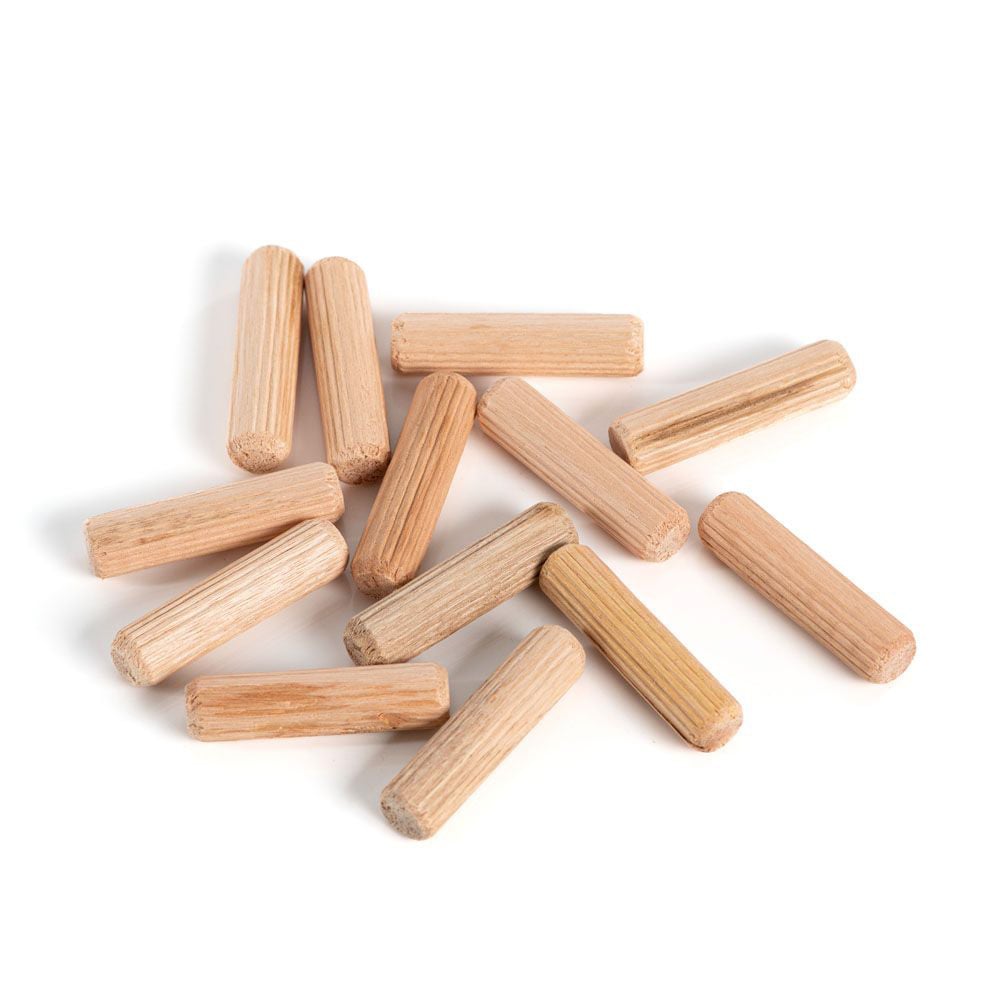 Set of Fluted Birch Dowels
