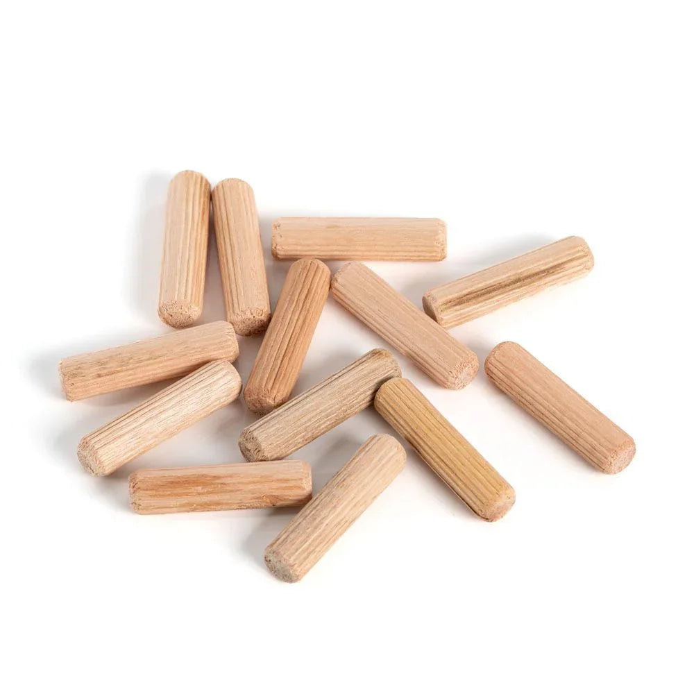 Set of Fluted Birch Dowels