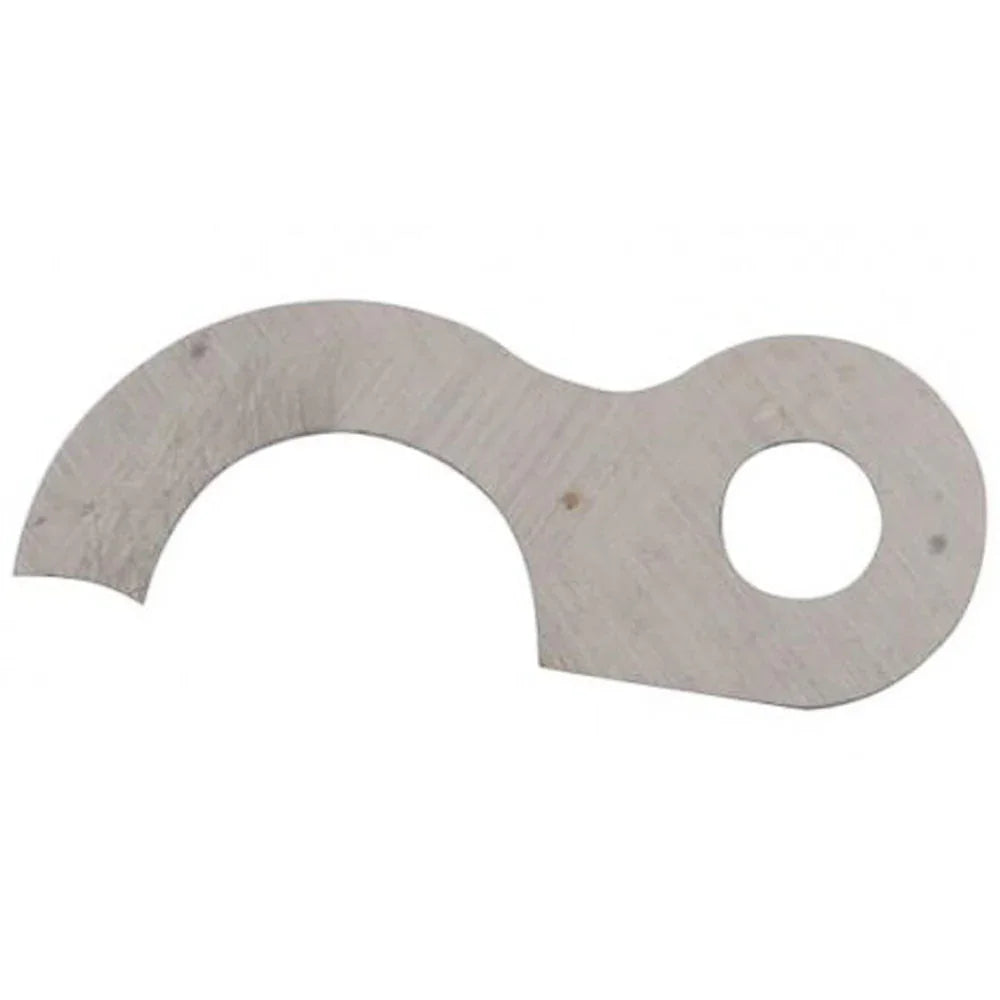 Lame de rechange en acier pour grattoir à bois, accessoire ébénisterie.