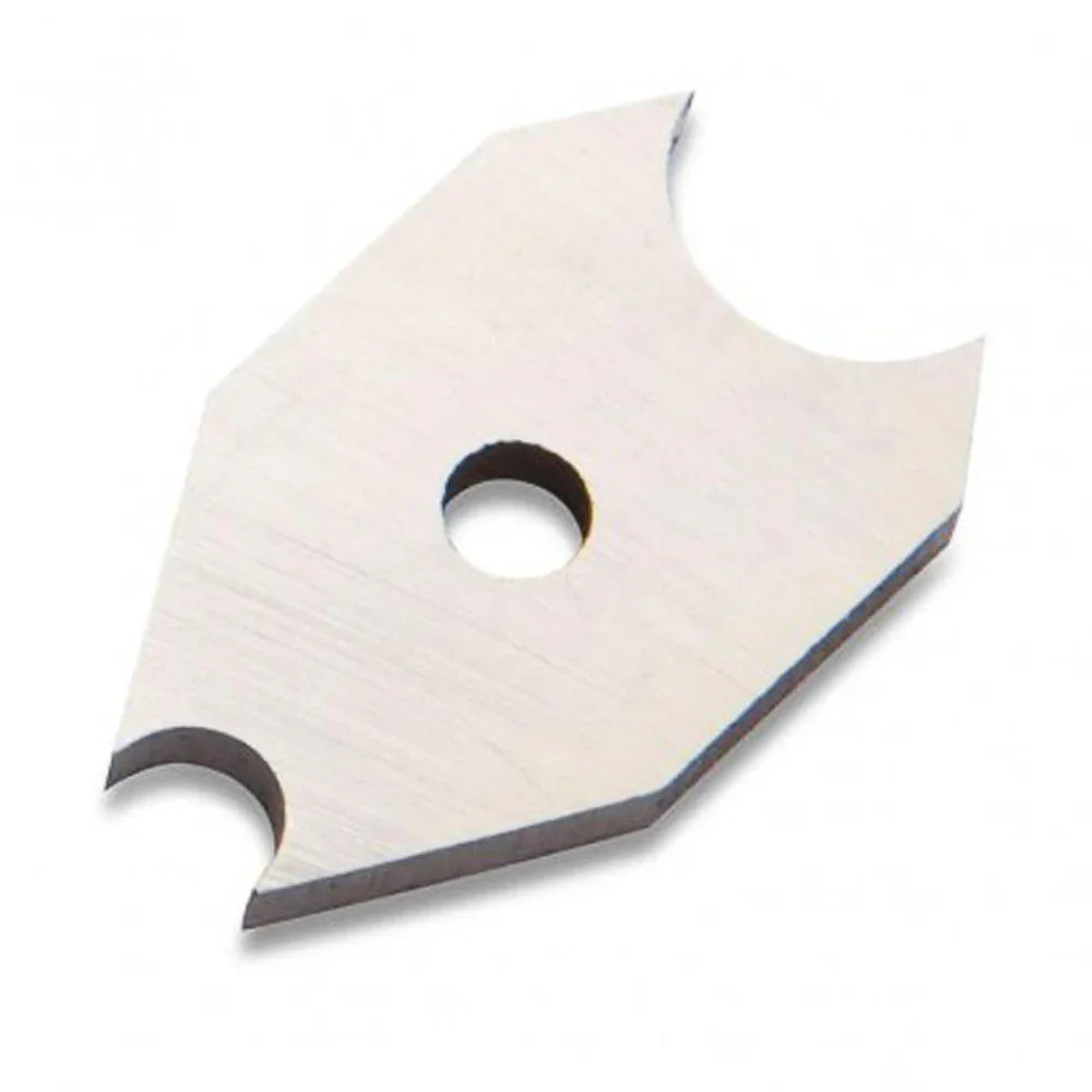 Lame de rechange en acier pour outil de travail du bois, fond blanc