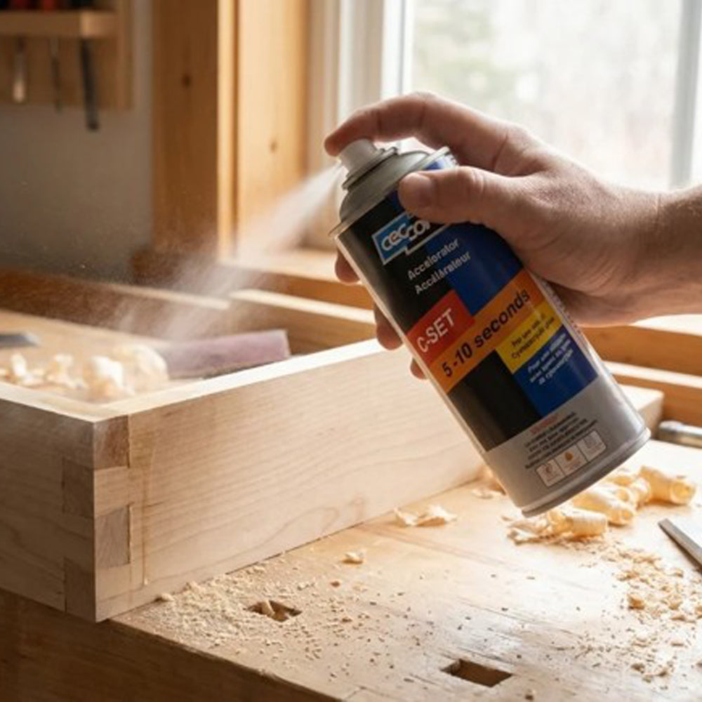 C-Set CA glue accelerator aerosol spray 200ml - CEC Corp