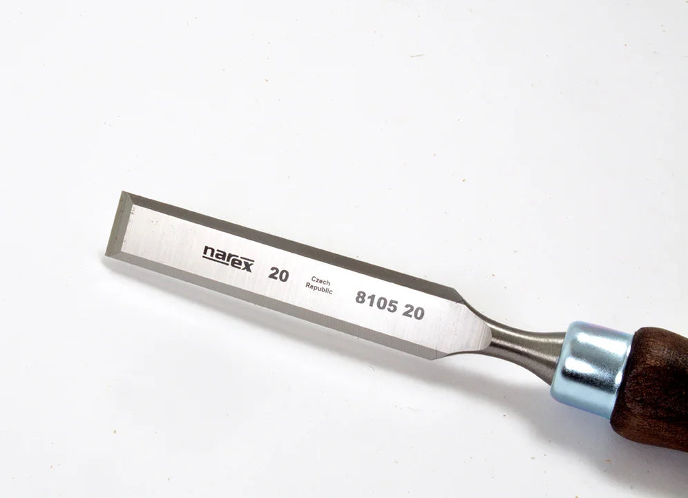 Set of 4 Narex woodworking chisels