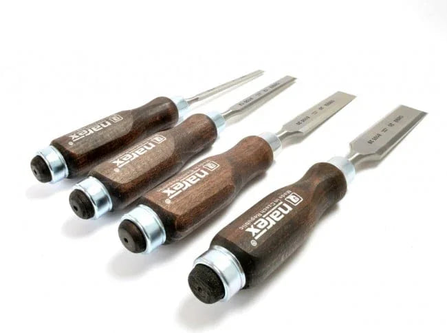 Set of 4 Narex woodworking chisels