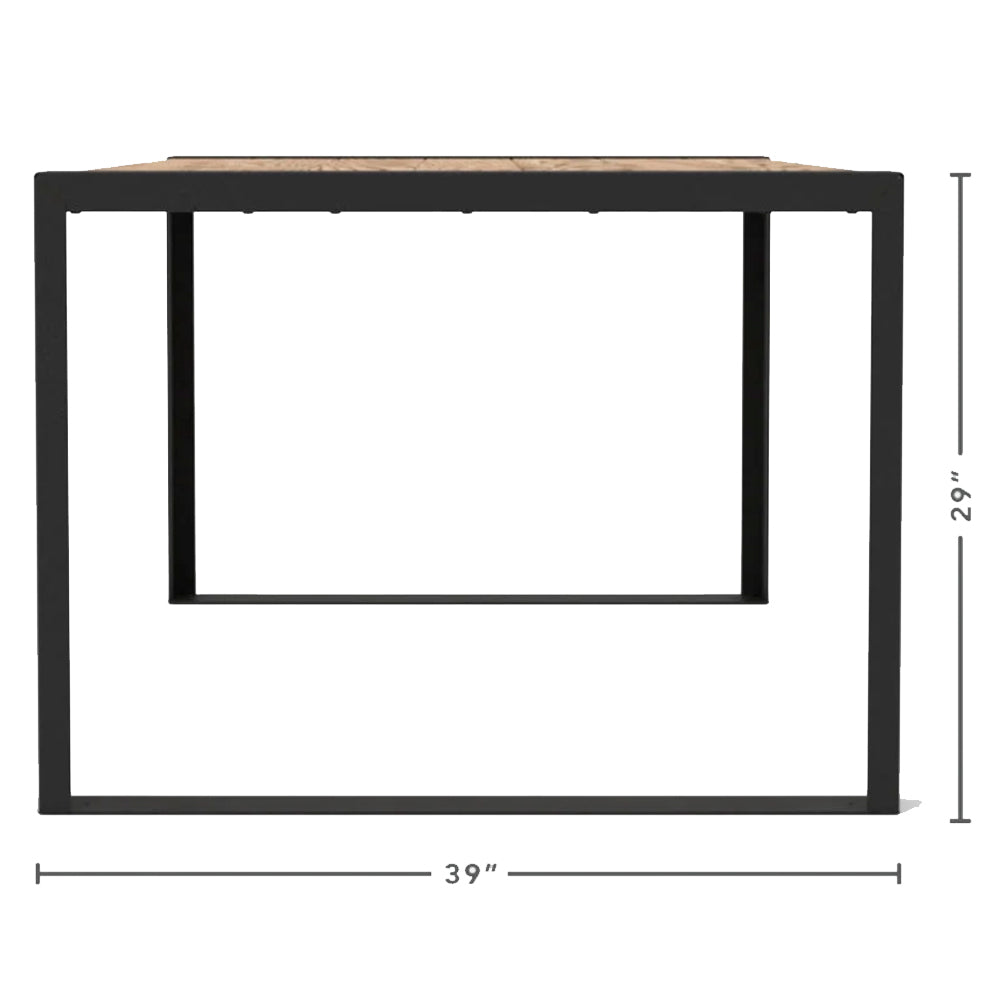 Ensemble de pied de table Muskoka noir - Toja Grid