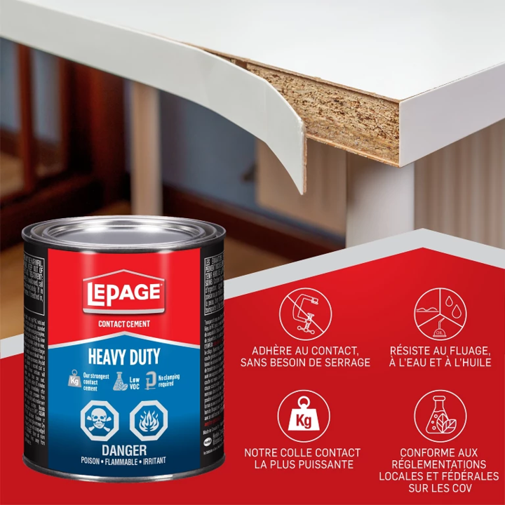 Contact cement heavy duty - Lepage