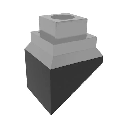 Stair Connectors for Estate Balusters Black 20/pkg