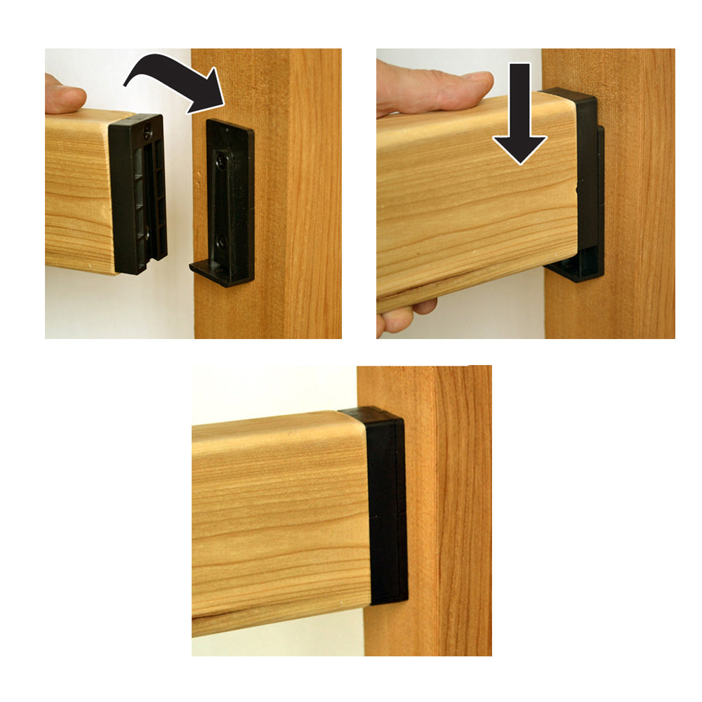 Étrier invisible pour rampes