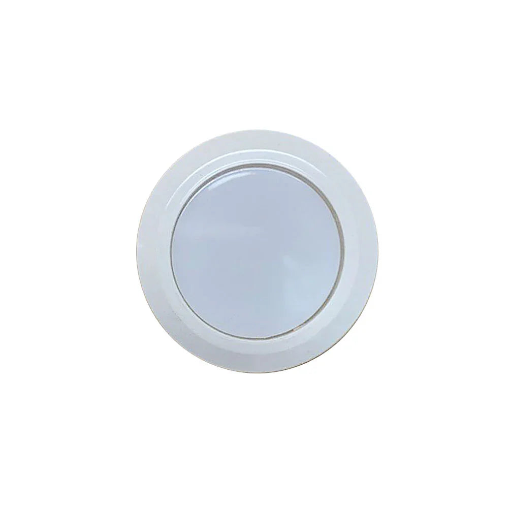 plafonnier LED rond blanc, design moderne, éclairage intérieur