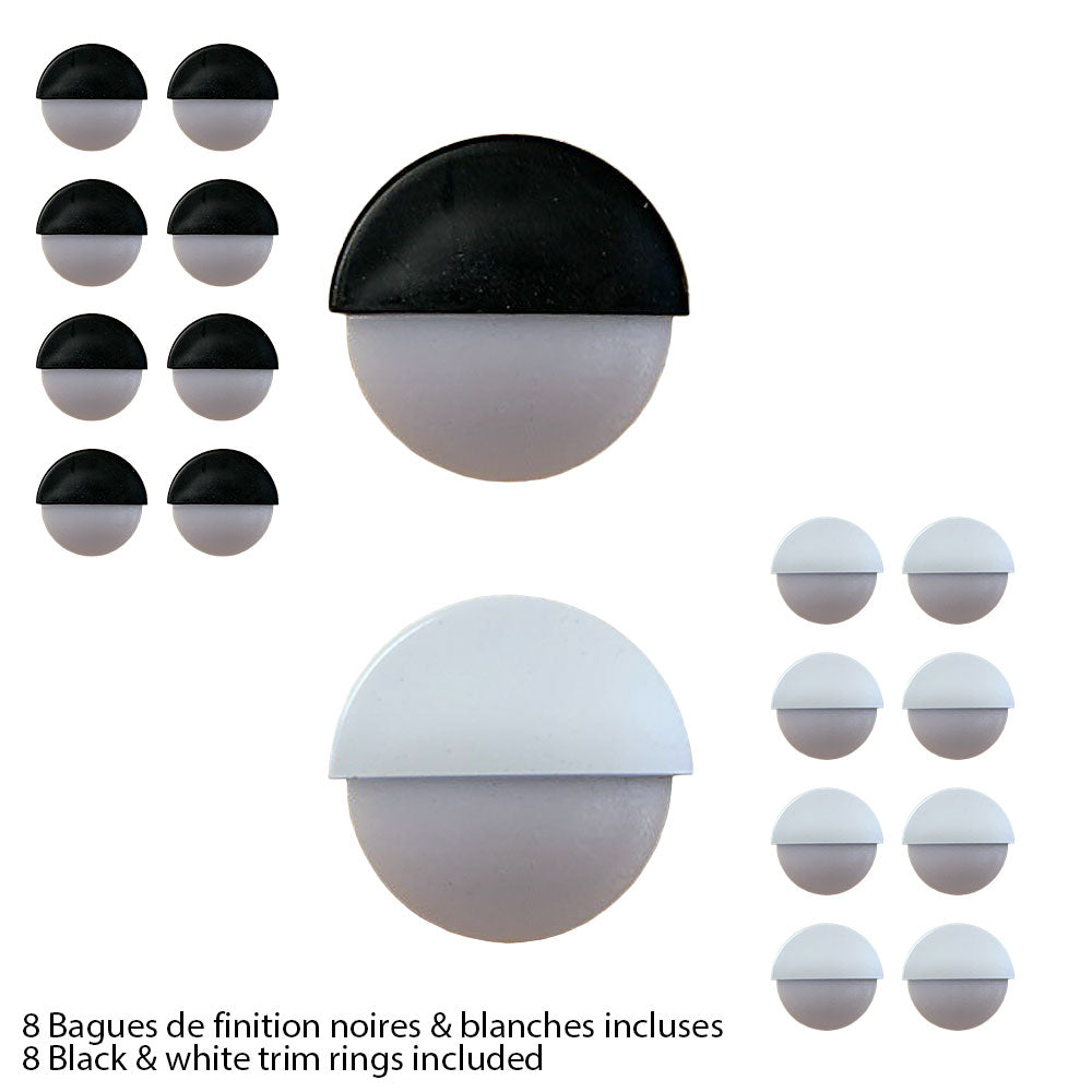 Ensemble de 8 lumières DEL pour contre marche