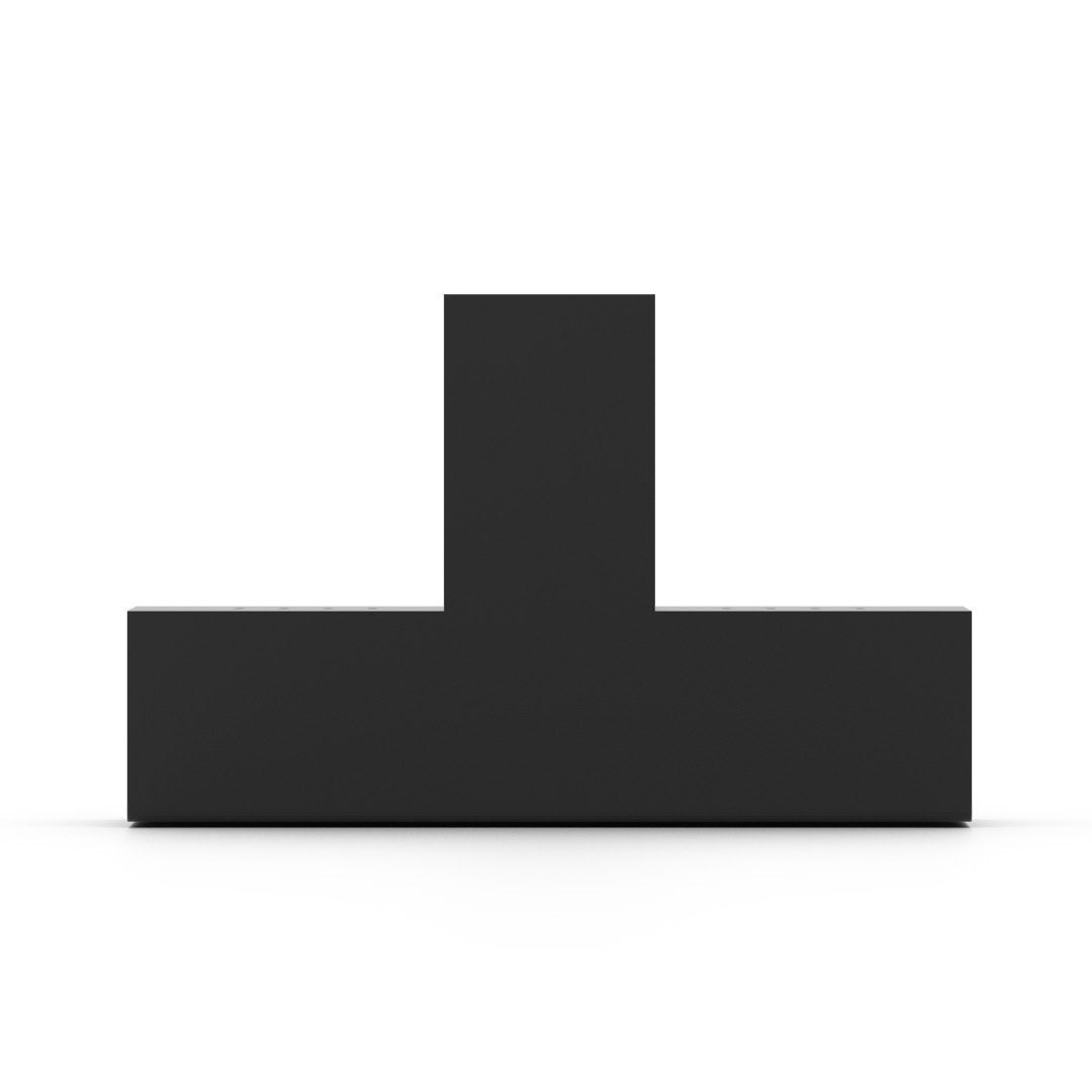 T-Bracket - 4" x 4" - Black