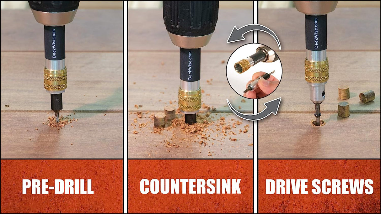 3 in 1 Drill & Drive  kit - Deck Wise