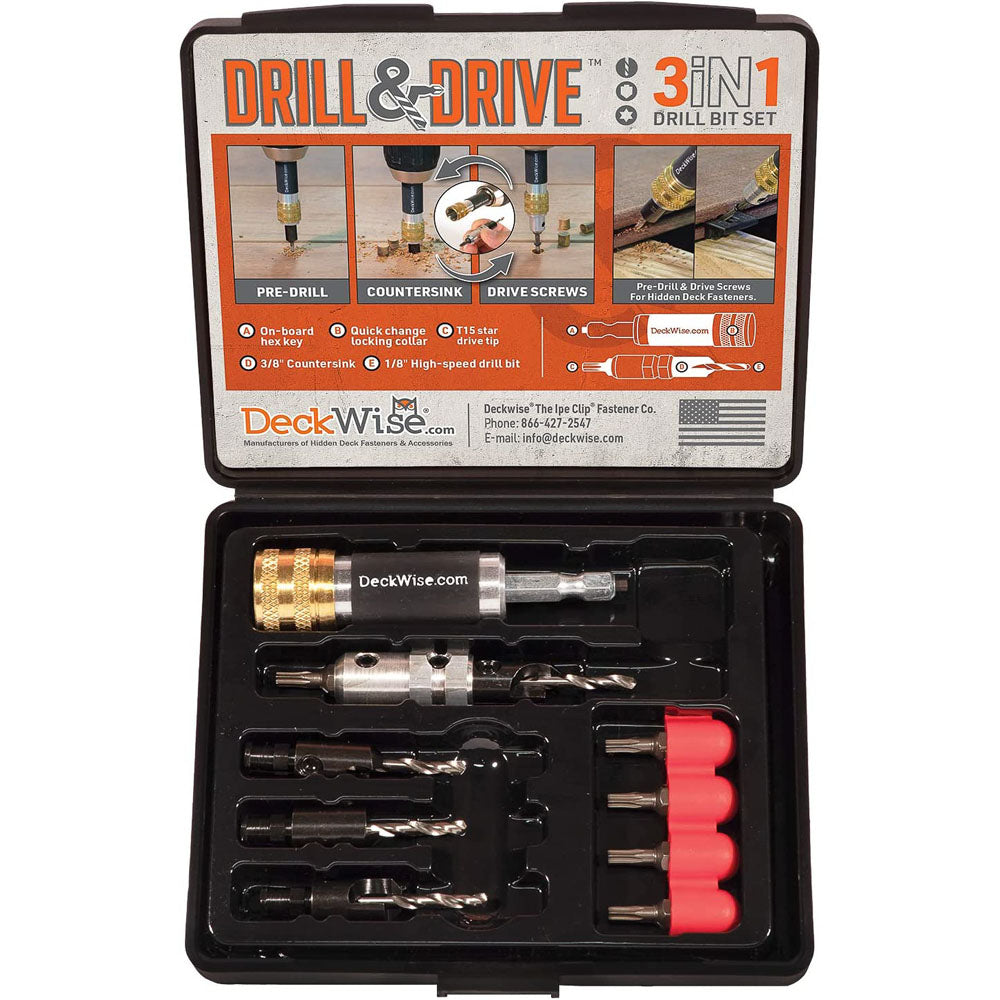 3 in 1 Drill & Drive  kit - Deck Wise