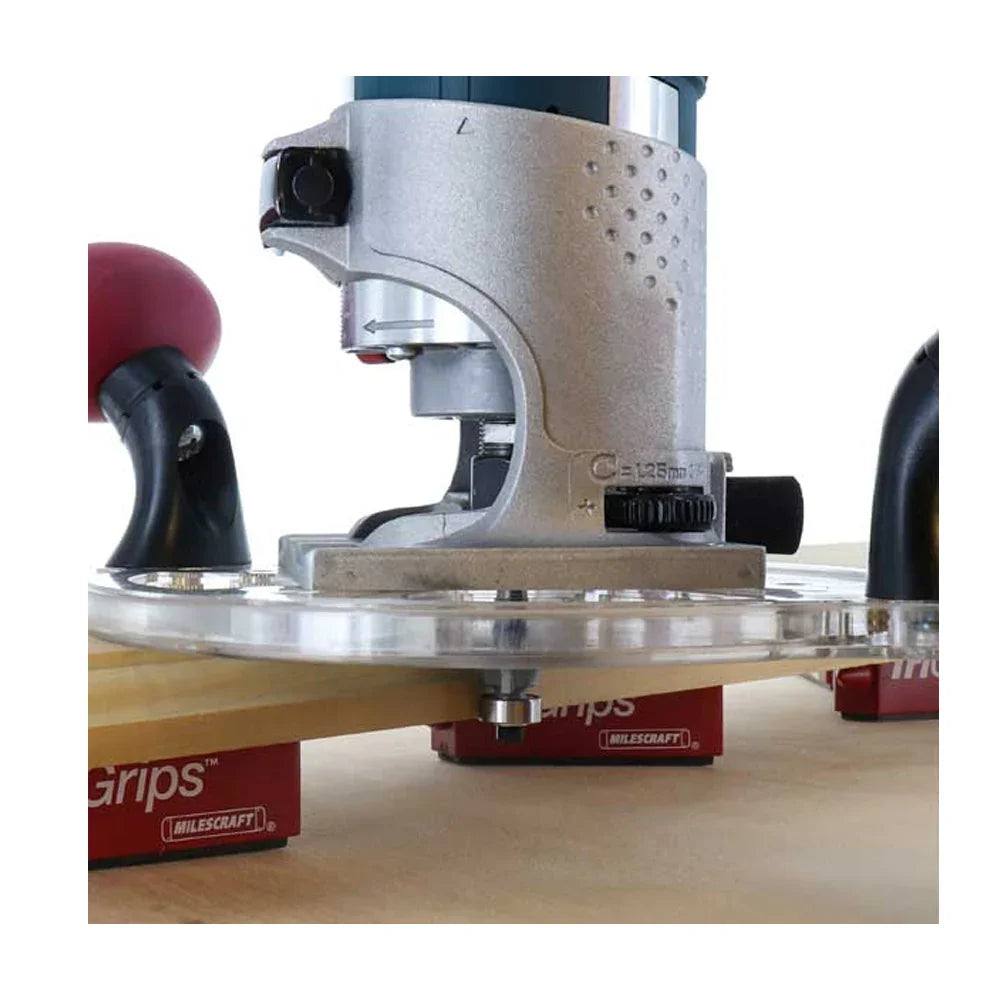 Sous-base ronde compacte pour routeur