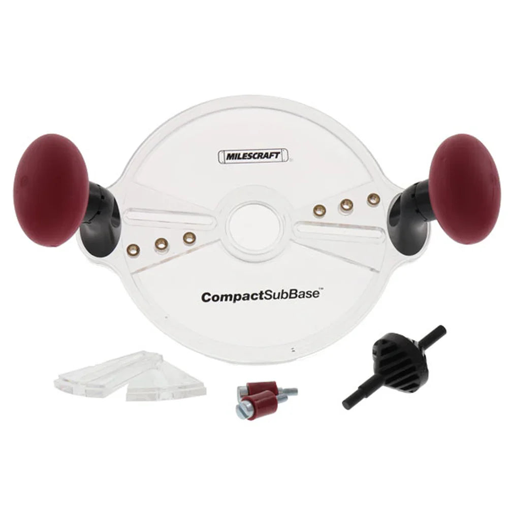 Sous-base ronde compacte pour routeur