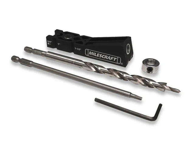 Mini gabarit de perçage pour vis cachées - MilesCraft