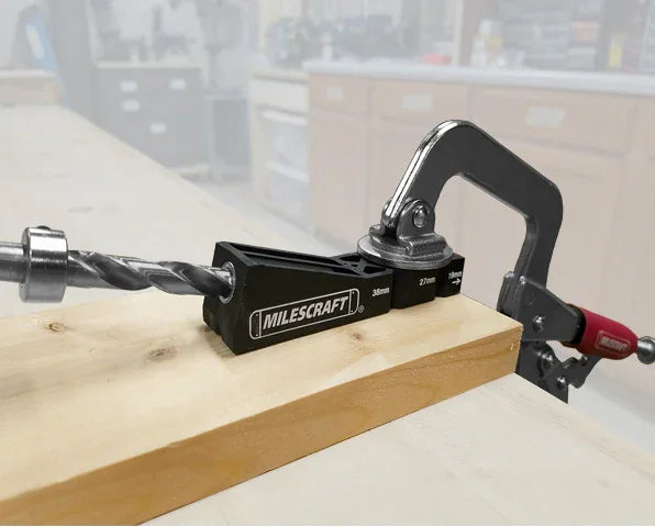 Mini gabarit de perçage pour vis cachées - MilesCraft