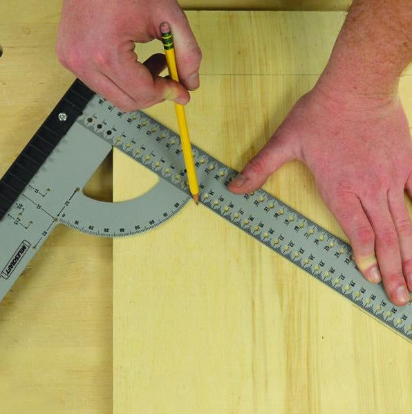 Équerre graduée de 50 cm avec mesures métriques - MileCraft