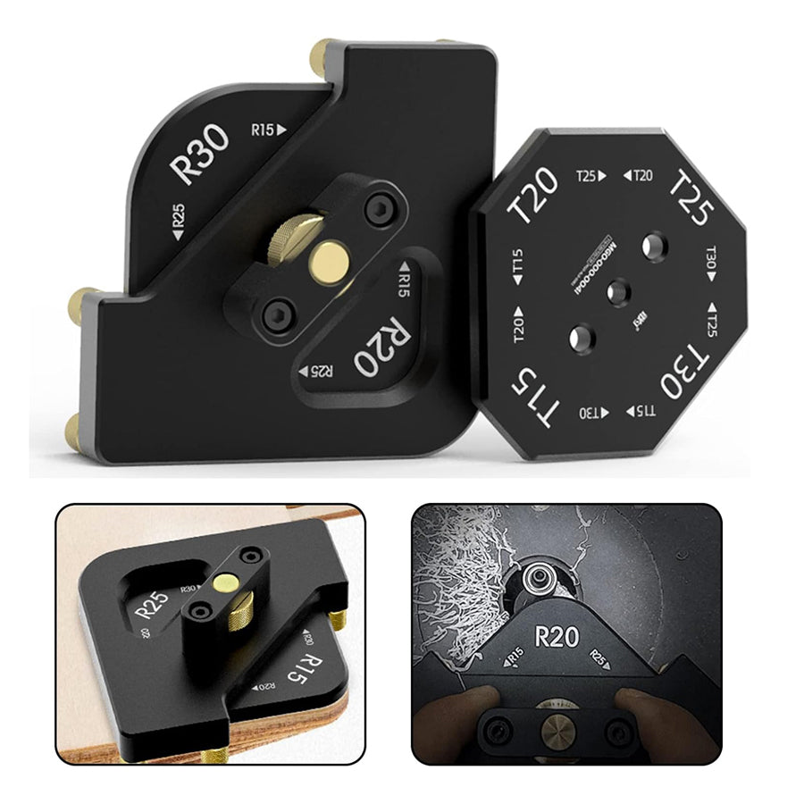 8 in 1 corner radius template jig