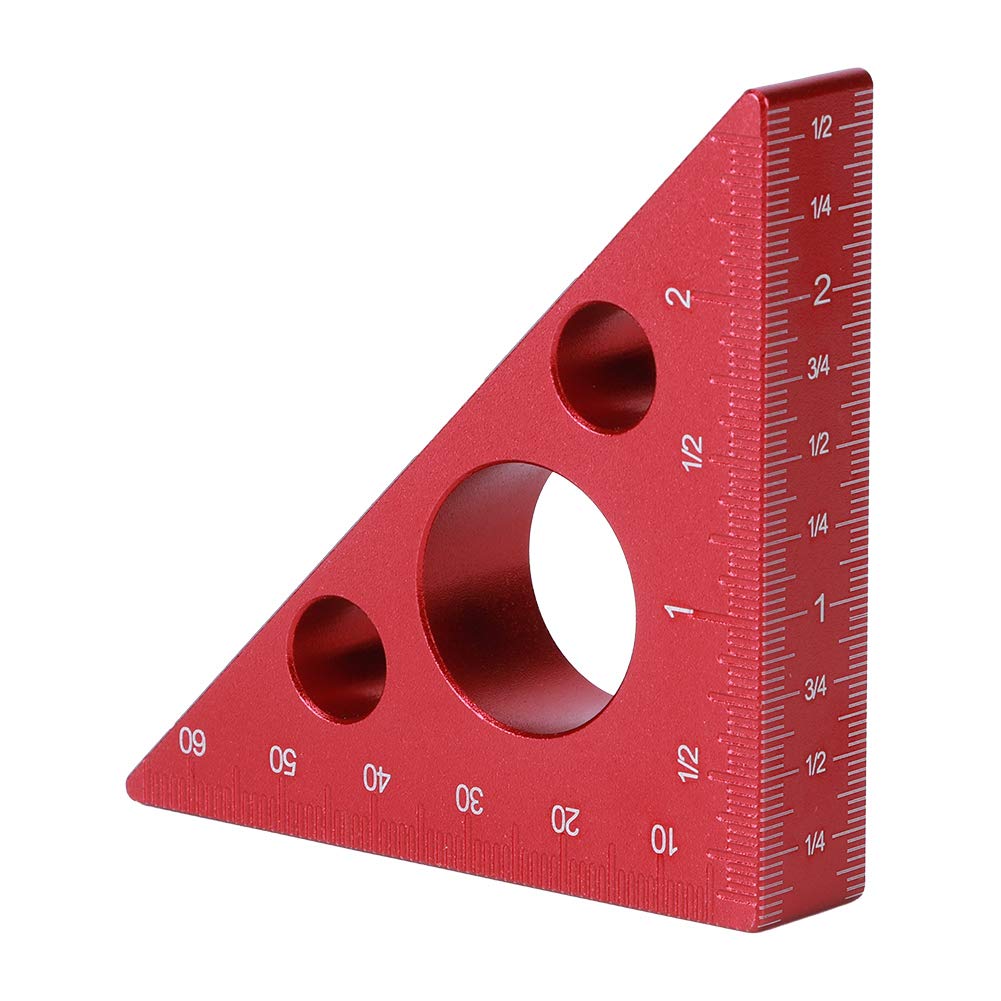 Mini square triangle ruler