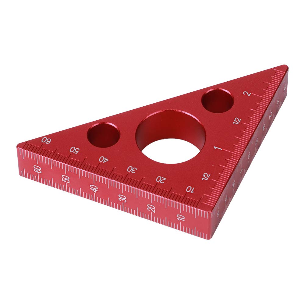 Mini square triangle ruler